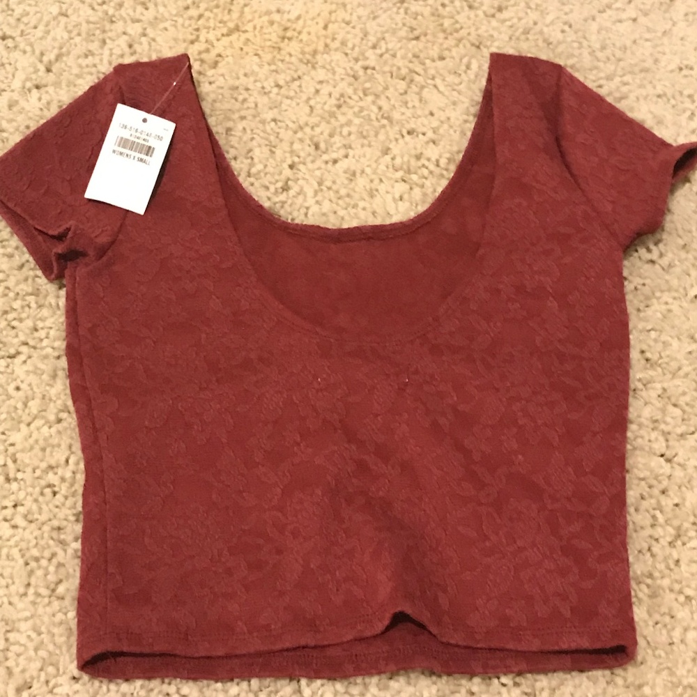 Brand New Abercrombie & Fitch Red Top